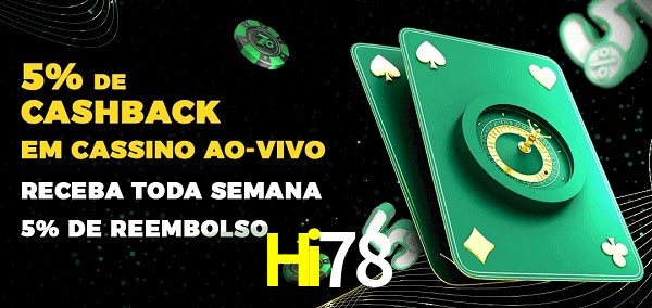 Promoções do cassino ao Vivo Hi78